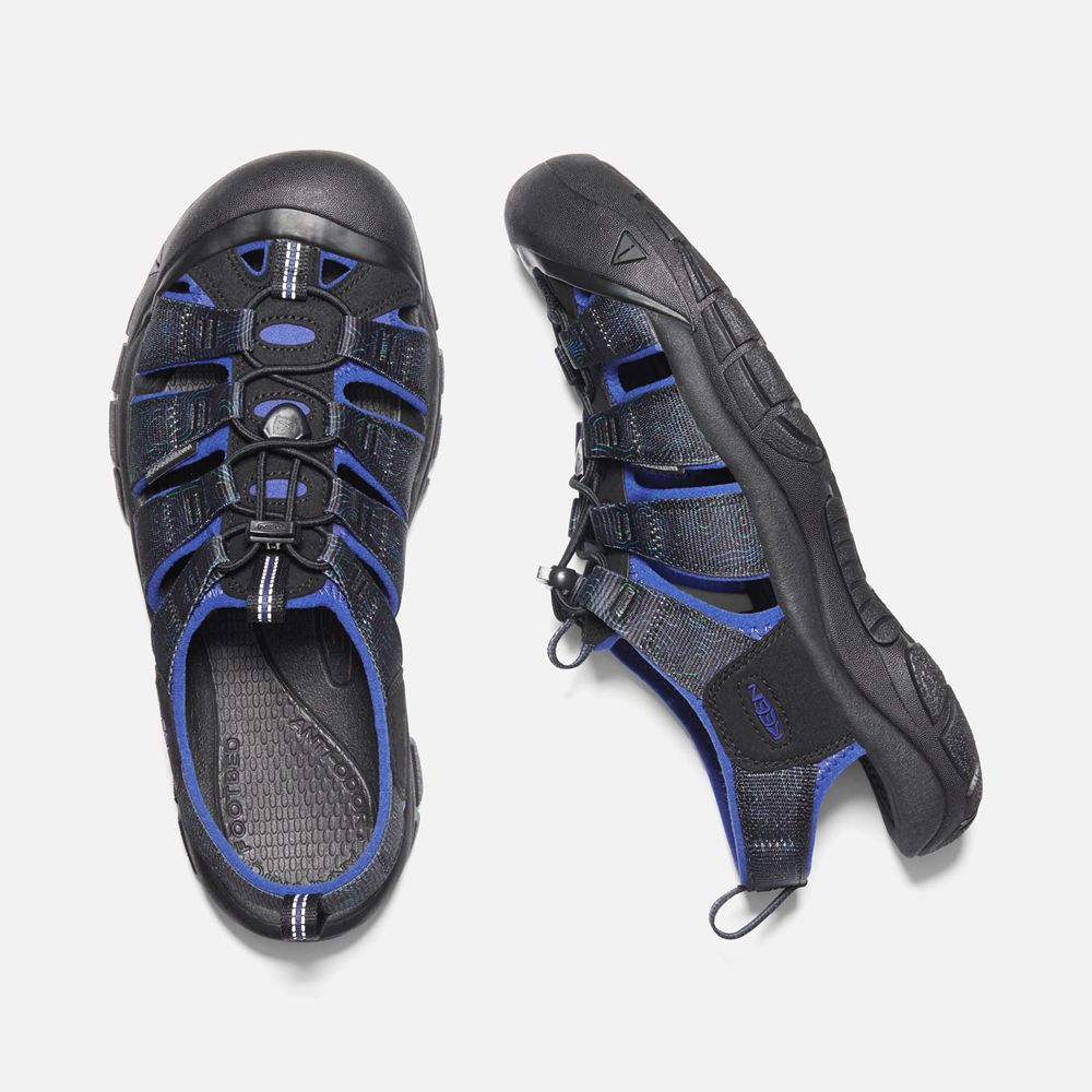 Sandalias Trekking Keen Mexico Negros/Azules - Hombre Newport H2 - GA7690854